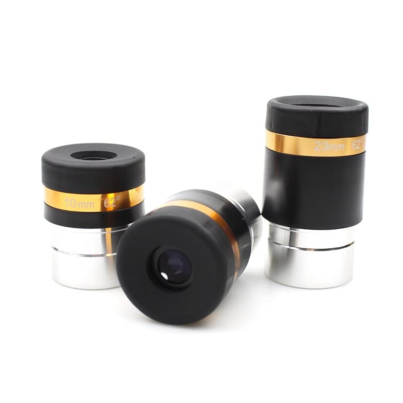 Ocular HD de 62 grados para telescopio de 1.25 pulgadas y vision gran angular clara 3