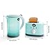 infunbebe Jeeves Jr. Kids Kettle and Toaster Toy Electronic Pretend Play Kitchen Appliance with Pop up Sounds My First Bread Slices Set for Toddlers