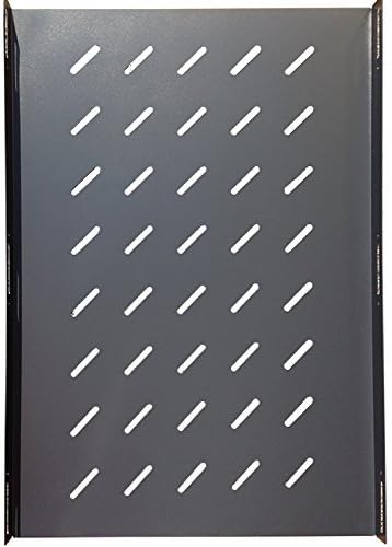 SYSRACKS 32U Floor Standing Server Rack Cabinet Enclosure Glass Door - Accessories Included - 4 Cooling Fans, 8-Outlet Powerbar, Fixed Shelf, Thermosensor, LCD Display and Other HQ Accessories