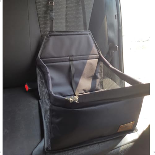 Acento cadeirinha Pet banco carro Transporte Cão para Carro Cachorro, Impermeável, Preto, com Mosque