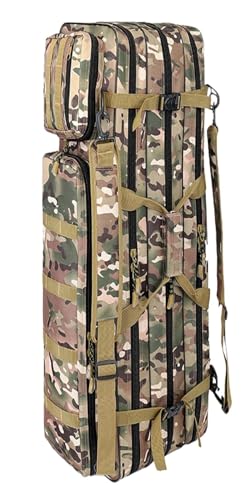 Sac de Fusil de Chasse Tactique, Sac à Dos de Fusil Sac à Fusil pour Chasse Tactique Housse de Fusil Etuis Souples pour Carabine C,120cm