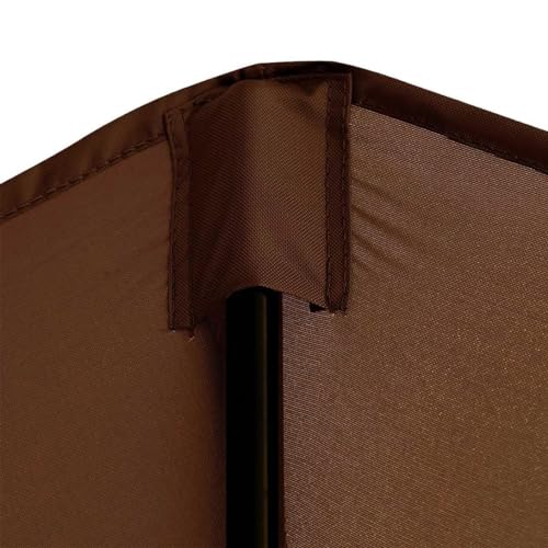 Toldo de sombrilla de jardín impermeable y cuadrado para sustitución de lonas en modelos de patio 6