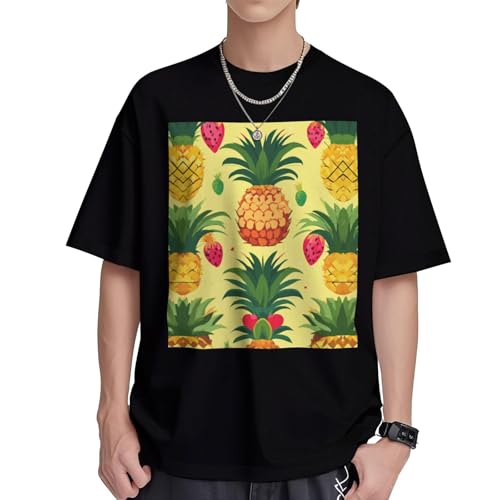 T-shirt ananas coton doux pour un confort quotidien absolu