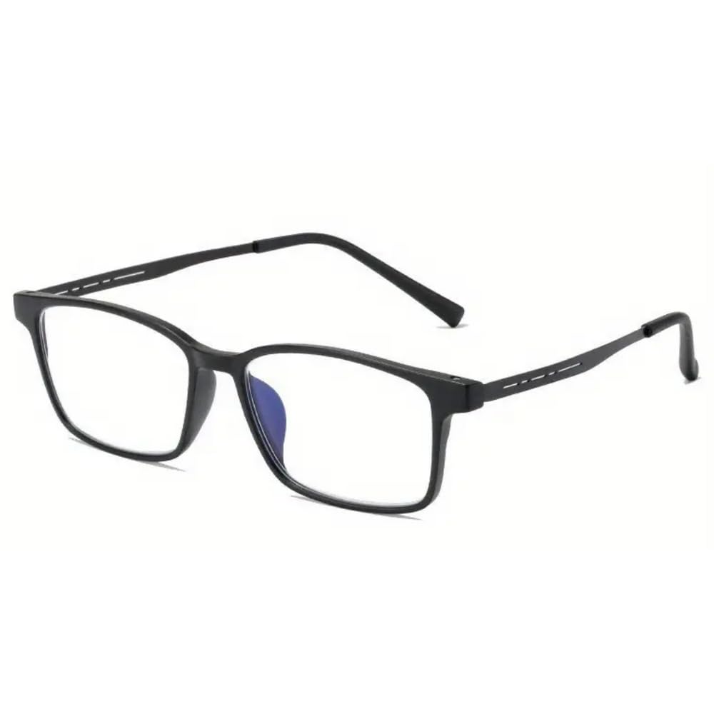 First Lens Titanium Rect Blue Light Blocking Reading Glasses For Mens & Womens | Lightweight | stylish | Anti blue Light Glasses +2.50 Power