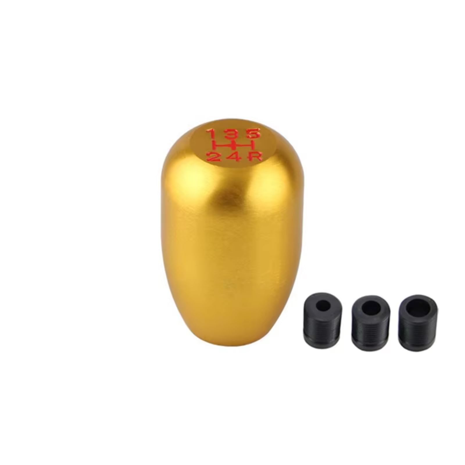 Pbqenxb A Universal 5Speed Gear Shift Knob Stick Manual Transmission Car Luminum Extended Shifter Head Car Shift Knobs(A)