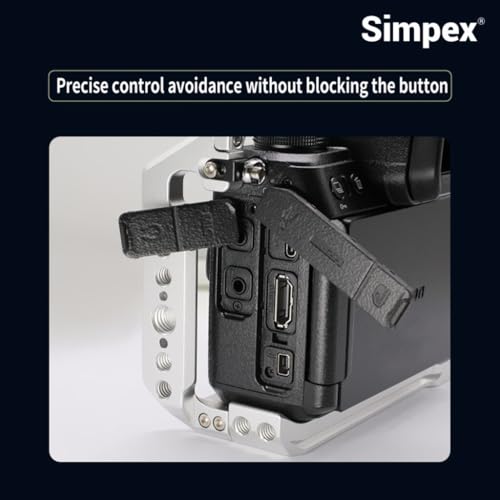 Image of Simpex Camera Cage for Z6 III, Aluminum Alloy Camera Full Cage with Anti-Twist Design