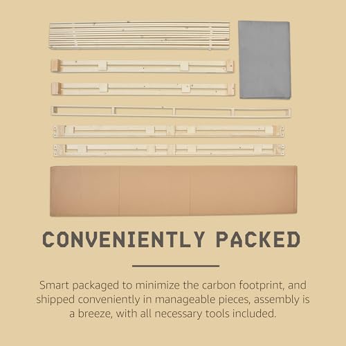 Image of Hercules 4 Inch Low Profile Foundation Mattress Box Spring Replacement, Queen