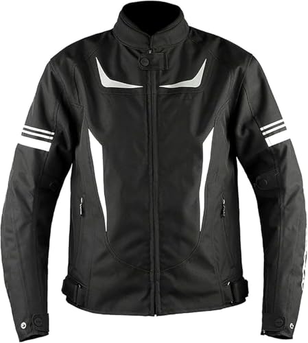 Chaqueta Textil De Motocicleta Para Hombre,Impermeable Para Todo Tipo De Clima Para Aventura,Turismo Y Carreras, Chaqueta Blindada Aprobada Por La CE,Ropa De Protección Para Motociclistas A,L