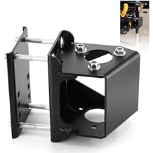 Shimeyao Tongue Jack Stand Bracket Bolt-On Relocation Set Fit for 3-Bolt & A-Frame Style Heavy Duty Trailer Jack Mounting Kit for Trailer Rv Boat Powder Black Steel Powder Coated