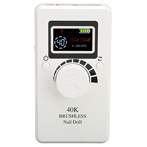 Máquina Elétrica de Retificação de Unhas, Rotação CW CCW Cabo de Carregamento Retrátil Máquina de Pe