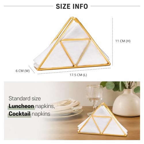 Image of CraftVatika Tissue Napkin Holder for Dining Table, Table Decoration Items, Home Dining Table House Decor, Cafe Restaurant Decoration Items, Hotel Accessories, Tissue Holder Kitchen, Housewarming Gift