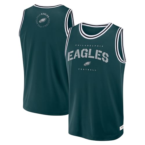 Fanatics Men's Midnight Green Philadelphia Eagles Elements Future Ground Jersey Tank Top