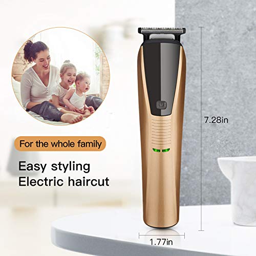 Beard Trimmer 6 in 1 Trimmer for Men Cordless Hair Clippers Mustache Trimmer Nose Hair Trimmer Waterproof USB Fast Charging Low Noise