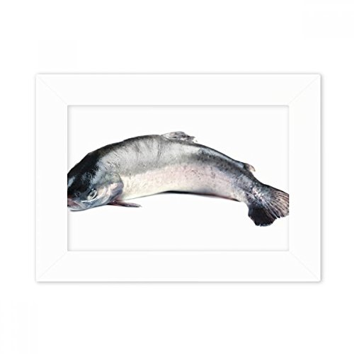 Cadre photo blanc poisson pour protéger et exposer une image d'art 4x6