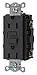 Bryant Electric GFRST15BK 15 Amp 125V Commercial/Residential Self Test Duplex GFCI Receptacle, Black