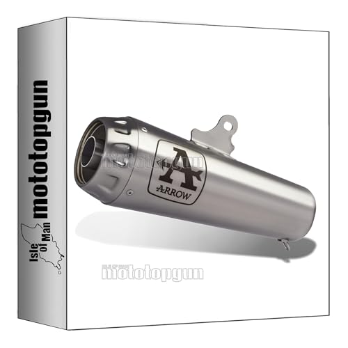 Arrow 71908PRI pot echappement nichrom embout acier Benelli 752 s