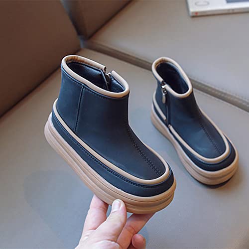 Fashiona Winter Children Boots For Boys And Girls Non Slip Thick Soles Flat Bottoms Round Toe Solid Shoes for Babies4