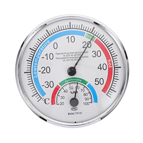 Sosoport Thermometer Sauna Hygrothermograph Sauna Room Accessory 2-in-1 Hygrothermograph