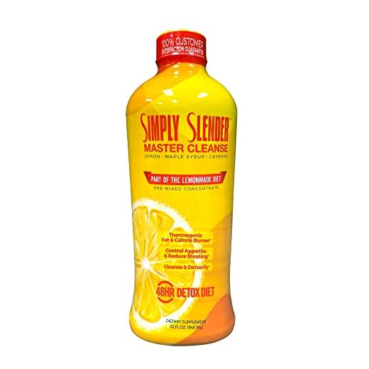 Simply Slender 48-Hour Master Cleanse, Detox Lemonade, 32 Fl Oz