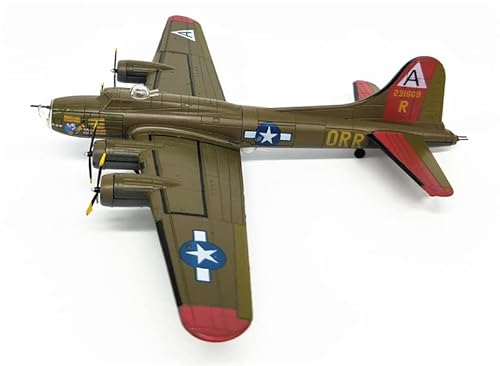 Amer U.s. Wwii B-17 Mk.iii Flying Fortress Bomber 1:144 Diecast Aircraft Pre-Built Model #TOP2