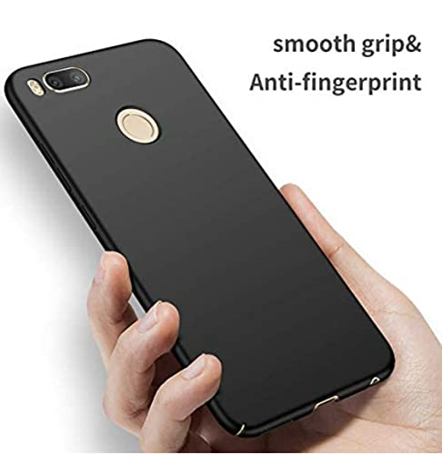 Image of Mobile Back Cover Case for Xiaomi Redmi A1 (Silicone Case|CameraProtection|Black SC1510)