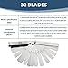 32 Blades Stainless Steel Feeler Gauge for Valves 0.0008-0.04
