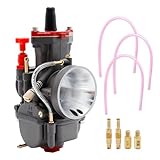 Anxingo 34mm Motorcycle Carburetor Replacement for KAWASAKI YAMAHA SUZUKI Apollo TaoTao Dirt Bike Mini Bike 250CC-350CC Motorcycle Engine