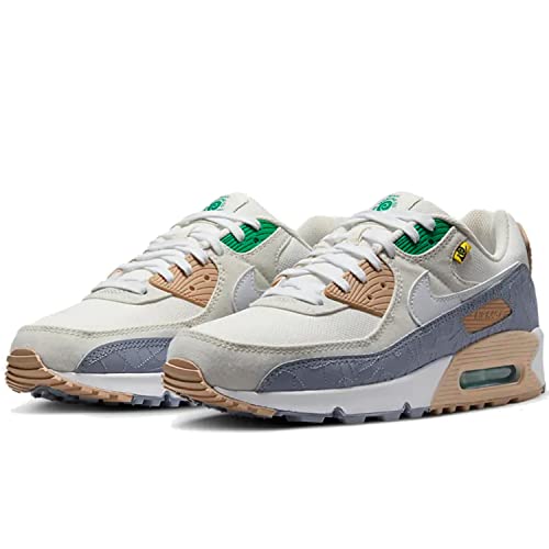 Nike Men's Air Max 90 Running Shoes Sail/White-Ashen Slate-Hemp DV2614-100 9.5
