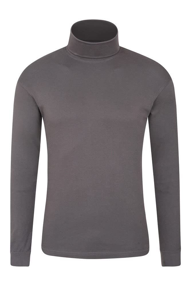 Combed Cotton Sweater, Roll Neck Jumper 