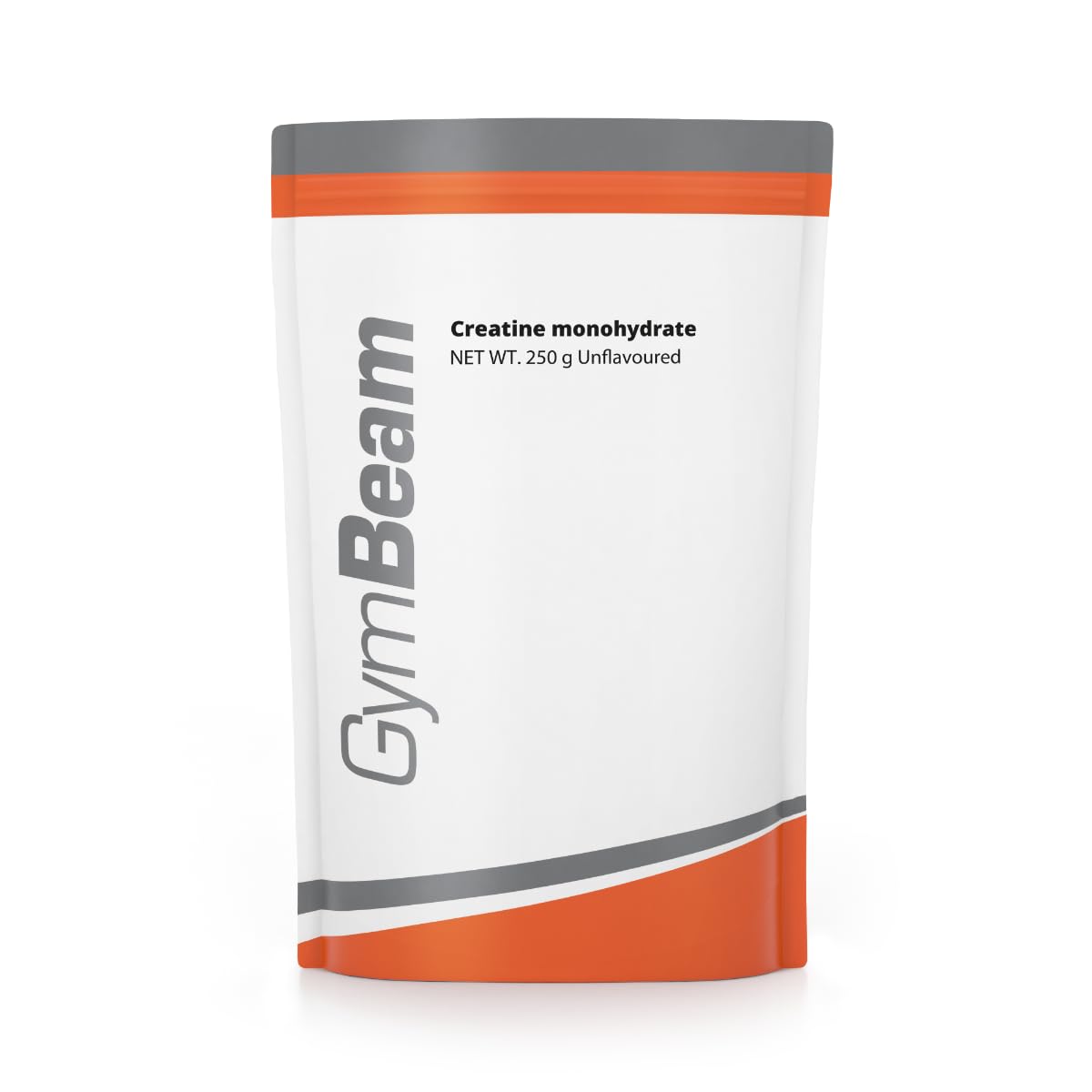 GymBeam Creatina Monoidrata 100%, Polvere Altamente Solubile, Migliora le Prestazioni in Allenamenti di Alta Intensità, Ideale per Atleti di Forza e Sport di Squadra (250 g, Non aromatizzato)