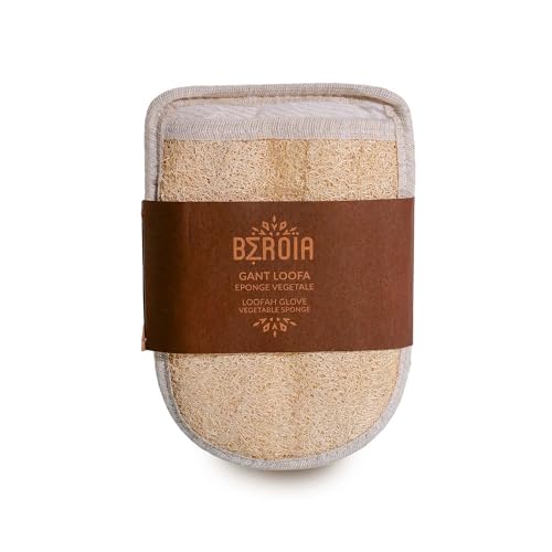 Beroia Gant loofah - Gant exfoliant pour hammam - Gommage Traditionnel