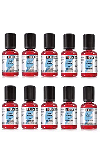 Pack x10 Concentré Red Astaire 30ml T-Juice - Sans nicotine ni tabac - Vente interdite au moins de 18 ans - AMAVAPE
