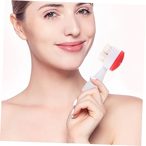 Baluue 5 Unidades Escova De Limpeza Facial Purificador Facial De Silicone Escova De Rosto Convenient