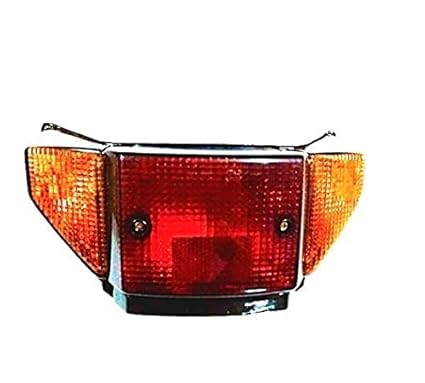 MJ automobile Tail Assembly for Yamaha RXZ || Tail Lamp Set for Yamaha RX100 / RXG 135