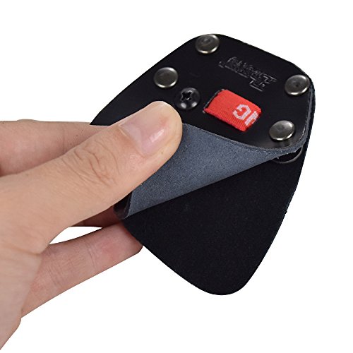 Sheng-Rui Archery Finger Tab Shooting Tabs Finger Saver Protect Guard Cow Leather For Recurve Bow Right Handed #TOP4