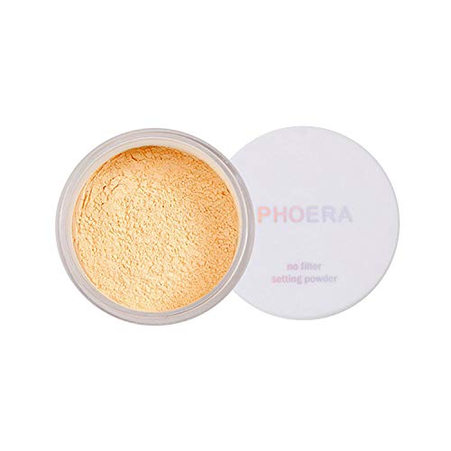 PHOERA Face Powder, Firstfly Loose Face Powder Translucent Smooth Setting Foundation Makeup, 0.18 Oz