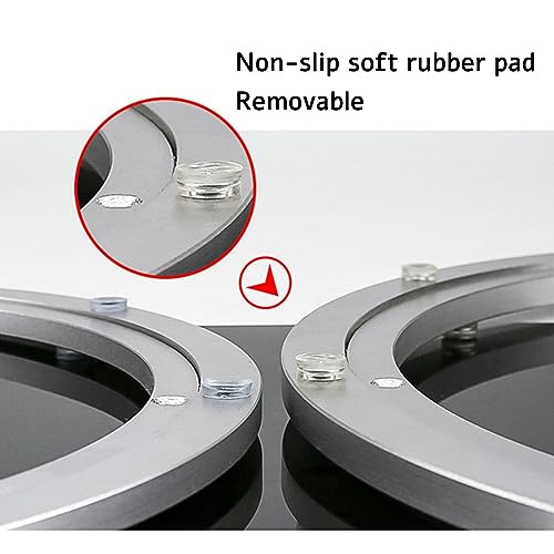 Plateau tournant réglable pour optimiser l'espace de table