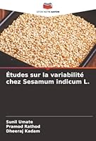 Études sur la variabilité chez Sesamum indicum L. (French Edition) 6208493269 Book Cover