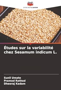 Paperback Études sur la variabilité chez Sesamum indicum L. [French] Book