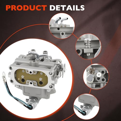 Carburetor Compatible with Kawasaki FH601V 19 hp 4-Cycle Engine, Replaces #15003-7041 15003-7077, Fits FH601V-AS/BS/CS/DS/ES/FS Series, Carb with Fuel Pump Spark Plugs by ATRACYPART - Image 5