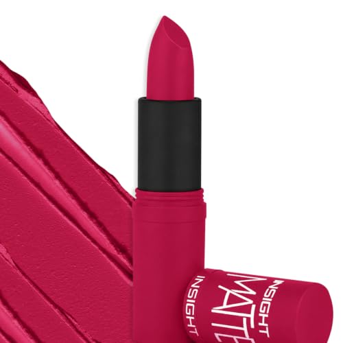 Image of INSIGHT Matte Lipstick | Ultra Creamy | Highly Pigmented Formula | Intense Color Payoff | Fade-Proof Lipstick |SUITE UP PINK-4.2g