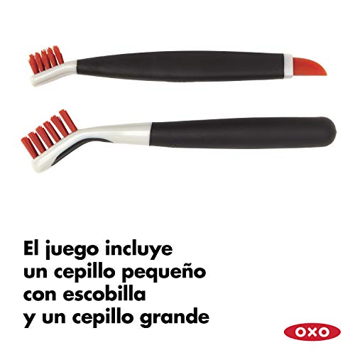 Miniatura 4 de Oxo Good Grips Kit De Cepillos Para Limpiar La Cocina Y El Baño, Color Naranja