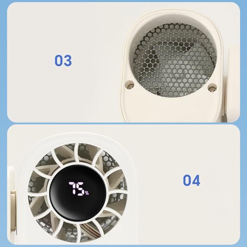 Ventilateur à pince rotatif 360° pour soulager les coups de chaleur