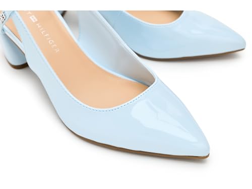Tommy Hilfiger Women's Jezibee Pump, Light Blue Patent 450, 9 by Tommy Hilfiger - Used condition - Image 2