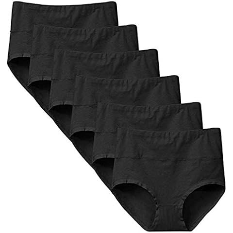 Yintry High Waisted Control Knickers 6 Pack Cover