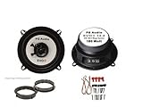  PG Audio 13cm Coax 2-Wege-Koax,Volvo S40/V40, Lautsprecher Tür Vorne inkl. Adapterringe