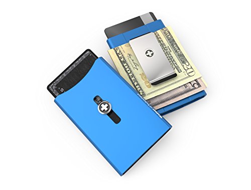 Wagner Super Slim Wallet, Blue SW703, One Size3