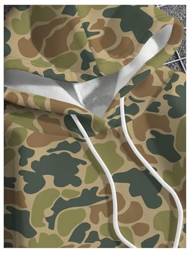 SOLY HUX Hoodies for Men Camo Sweatshirt Drawstring Long Sleeve Pullover Tops with Pocket4