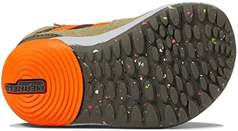 Merrell Bare Steps Ridge JR Ankle Boot - Olive/Navy/Orange Review | Image 2
