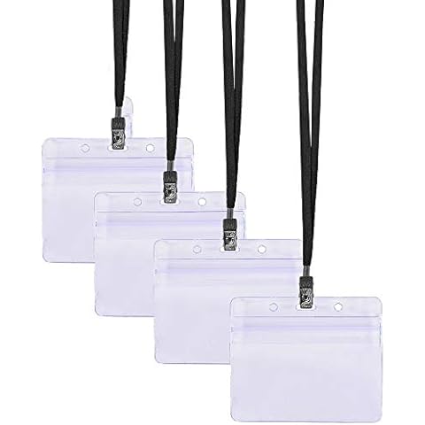 SEE-IT! 360 pcs Name Tag Holder Set Cover